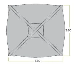 ZEMPIRE Aerobase 3 Pro Air Shelter 2023 - BlackBean/Mocca -Cheap Awning Store 30834 6