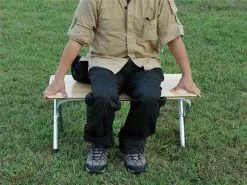 Snow Peak Long Folding Shelf Bamboo - Each -Cheap Awning Store 31130 3