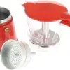 Incasa 6-Cup Red Moka Coffe Pot