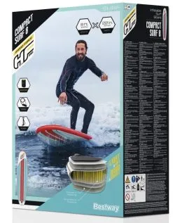 Bestway 8ft Hydro-Force Compact Inflatable Surfboard Set -Cheap Awning Store 31215 13