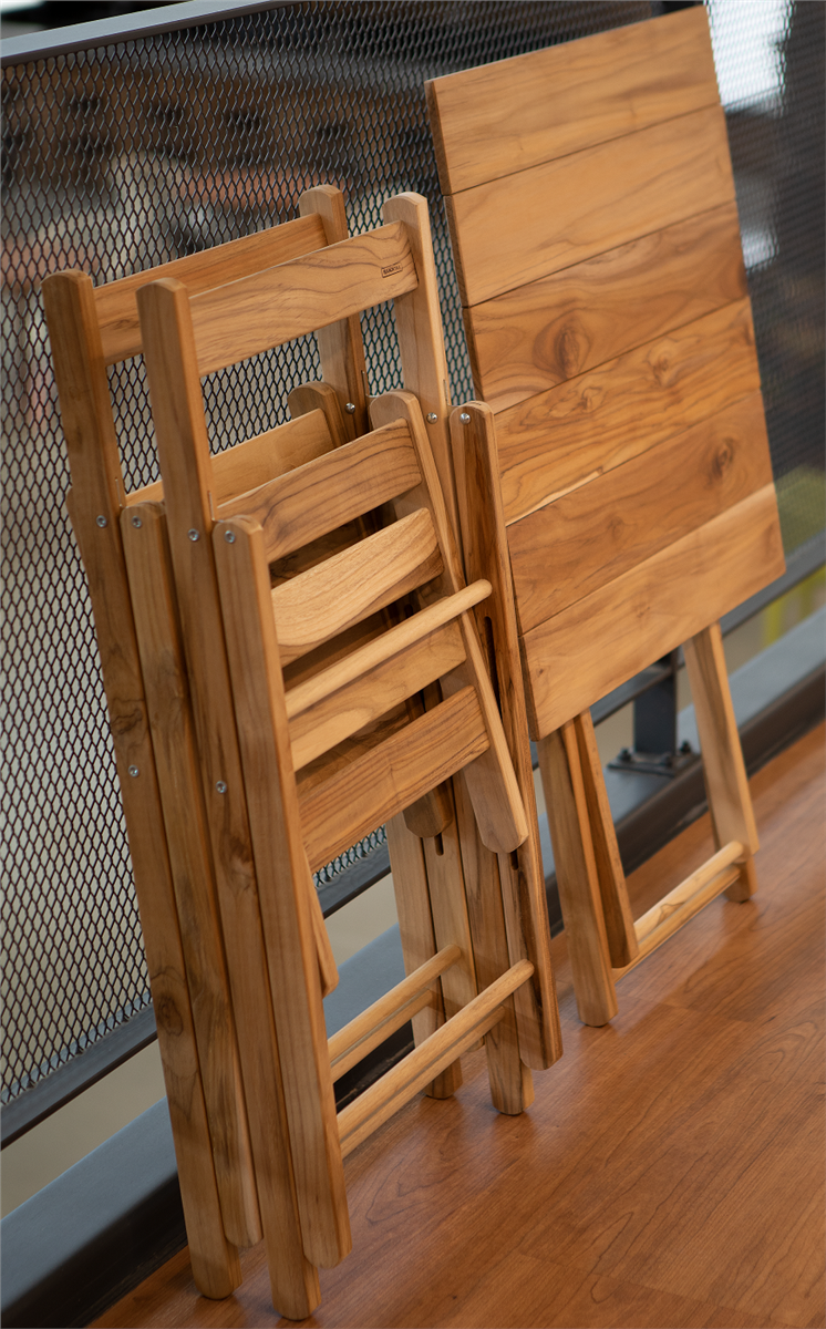 Tramontina Bistro Set Natural Wood 6 Tramontina Bistro Set Natural Wood - Image 6