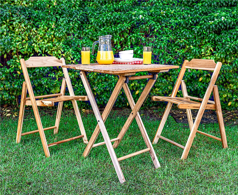 Tramontina Bistro Set Natural Wood 7 Tramontina Bistro Set Natural Wood - Image 7