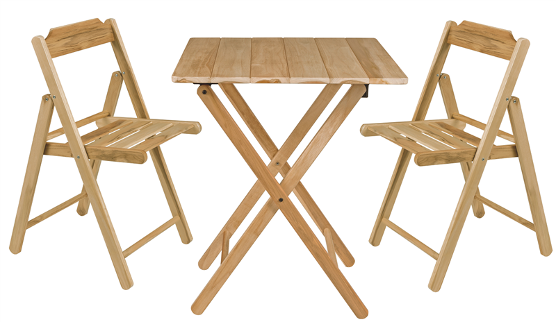 Tramontina Bistro Set Natural Wood 1 Tramontina Bistro Set Natural Wood