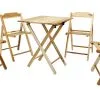 Tramontina Bistro Set 5 Piece Natural Wood