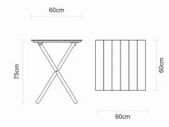 Tramontina Bistro Set 5 Piece Natural Wood 12 Tramontina Bistro Set 5 Piece Natural Wood -Cheap Awning Store 31231 4
