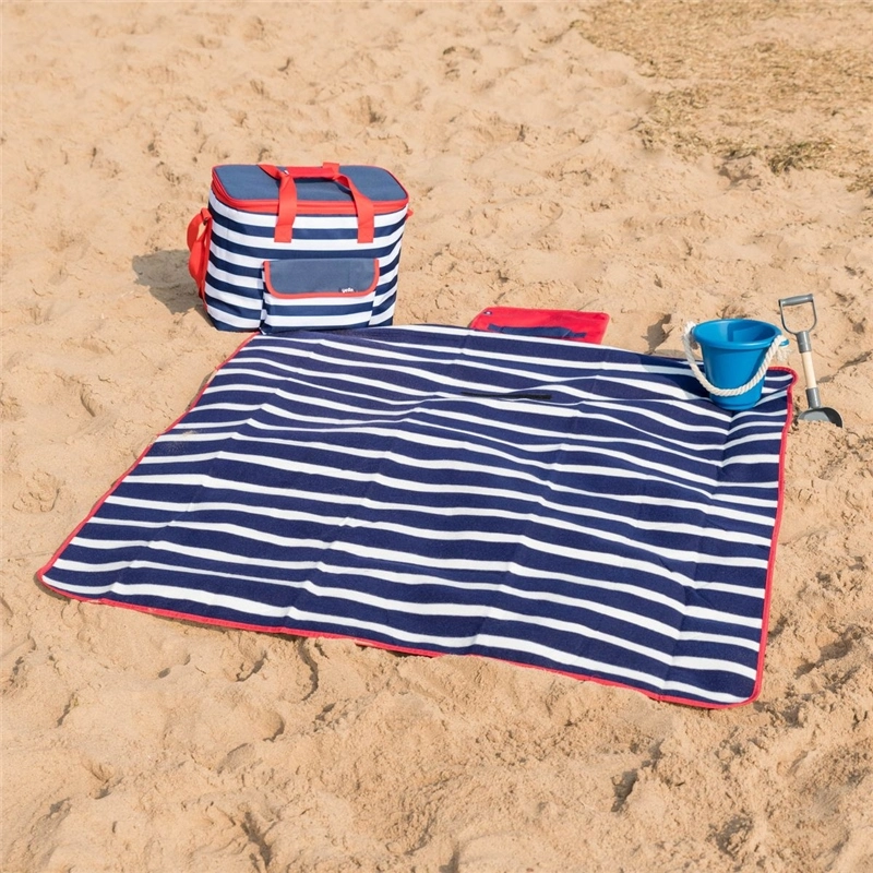 Yello Striped Fleece Picnic Rug - Each 2 Yello Striped Fleece Picnic Rug - Each - Image 2