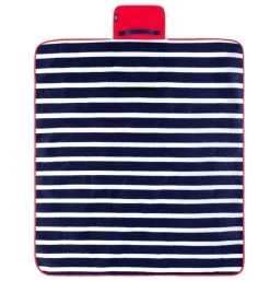 Yello Striped Fleece Picnic Rug - Each