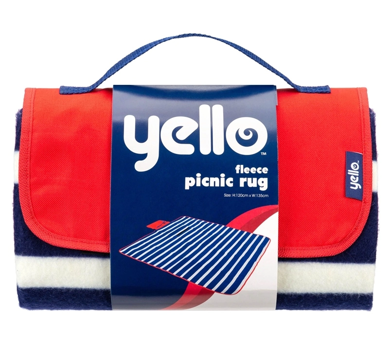 Yello Striped Fleece Picnic Rug - Each 7 Yello Striped Fleece Picnic Rug - Each - Image 7