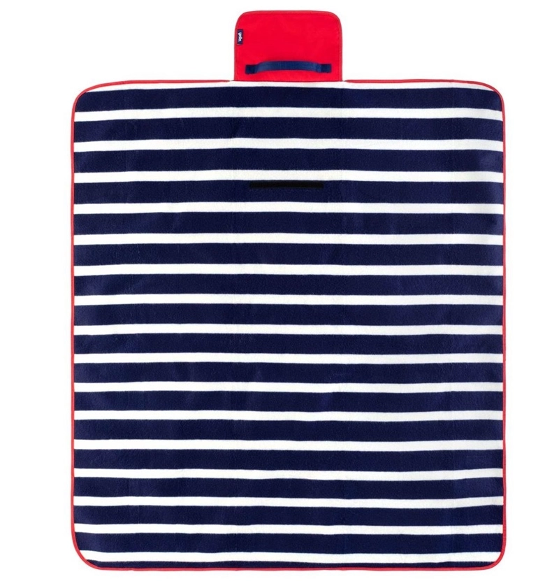 Yello Striped Fleece Picnic Rug - Each 1 Yello Striped Fleece Picnic Rug - Each