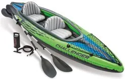 Intex Challenger K2 Two Person Inflatable Kayak Set