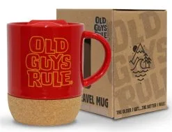 Old Guys Rule Stacked Logo Mug - Cardinal Red -Cheap Awning Store 31770 4