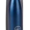 B&CO Hamelin 500ml Metallic Blue Bottle Flask