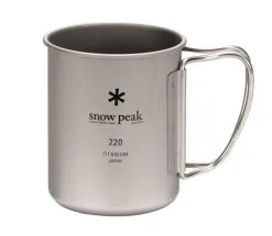 Snow Peak Titanium Single Wall 220 Mug