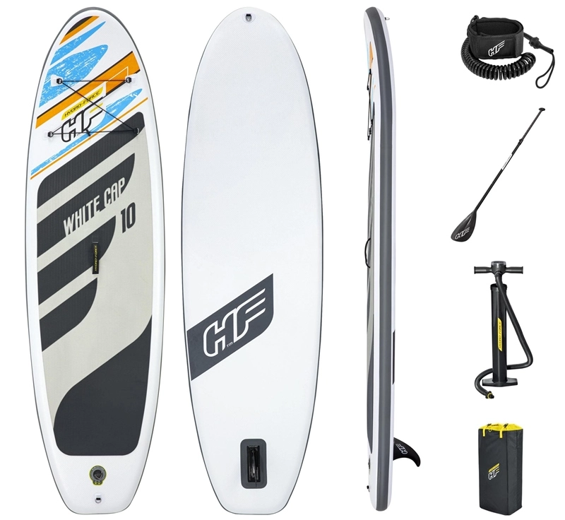 Bestway 10ft Hydro‑Force White Cap SUP Paddle Board Set 1 Bestway 10ft Hydro‑Force White Cap SUP Paddle Board Set