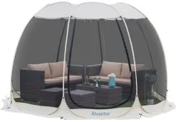 Alvantor Instant Pop Up Screenhouse Gazebo - 15 X 15ft / 4.5 X 4.5m 11 Alvantor Instant Pop Up Screenhouse Gazebo - 15 X 15ft / 4.5 X 4.5m -Cheap Awning Store 31979 2