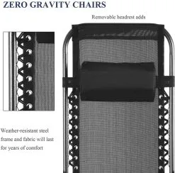 Crusader Textilene Reclining Camping Chair -Cheap Awning Store 31994 2