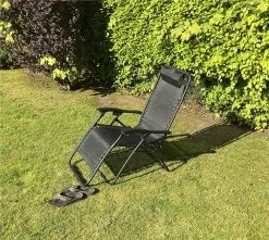 Crusader Textilene Reclining Camping Chair -Cheap Awning Store 31994 3