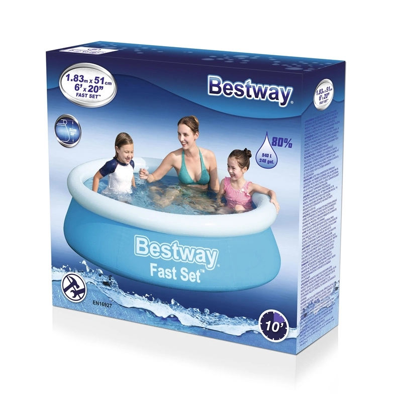 Bestway 6' X 20'' Fast Set Pool 6 Bestway 6' X 20'' Fast Set Pool - Image 6