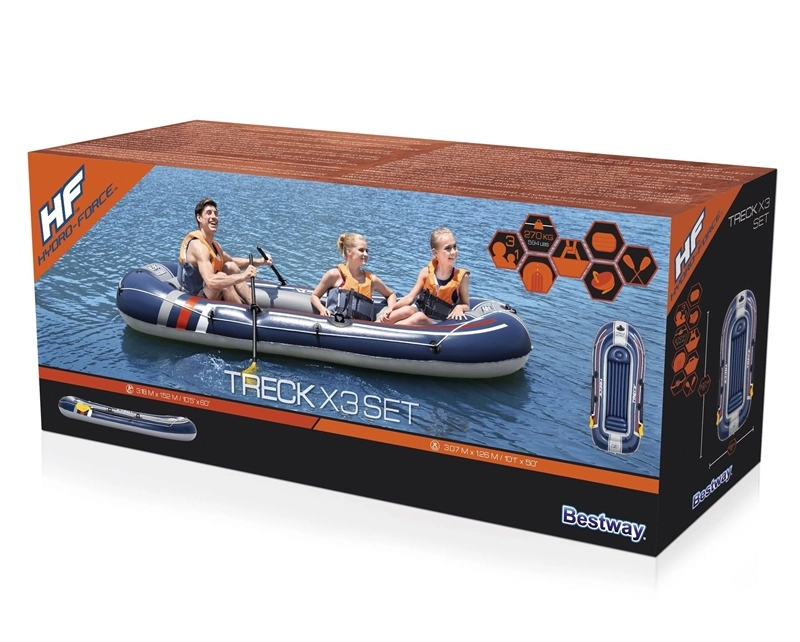 Bestway Hydro-Force Trek X3 Raft Set 10''1''X50'' - Each 8 Bestway Hydro-Force Trek X3 Raft Set 10''1''X50'' - Each - Image 8