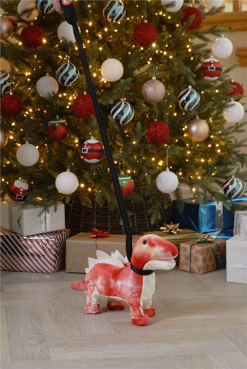 FESTIVE 26cm Walking And Singing Stegosaurus Dinosaur 2 FESTIVE 26cm Walking And Singing Stegosaurus Dinosaur - Image 2