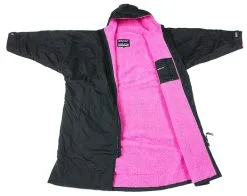 Dryrobe Advance Long Sleeve Changing Robe - Black/Pink - Large - Black/Pink 9 Dryrobe Advance Long Sleeve Changing Robe - Black/Pink - Large - Black/Pink -Cheap Awning Store 33031 3