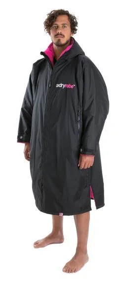 Dryrobe Advance Long Sleeve Changing Robe - Black/Pink - Large - Black/Pink 10 Dryrobe Advance Long Sleeve Changing Robe - Black/Pink - Large - Black/Pink -Cheap Awning Store 33031 4