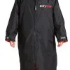 Dryrobe Advance Long Sleeve Changing Robe - Black/Red - Small - Black/Red