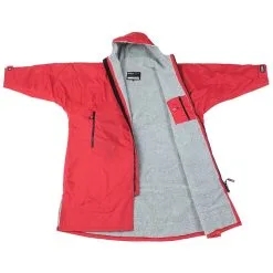 Dryrobe Advance Long Sleeve Changing Robe - Red/Grey - Large - Red/Grey 10 Dryrobe Advance Long Sleeve Changing Robe - Red/Grey - Large - Red/Grey -Cheap Awning Store 33037 4