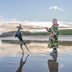 Dryrobe Advance Long Sleeve Changing Robe - Camo/Pink - Medium - Camo/Pink -Cheap Awning Store 33039 4