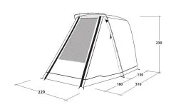 Outwell Sandcrest L Drive Away Awning 2023 -Cheap Awning Store 33079 2