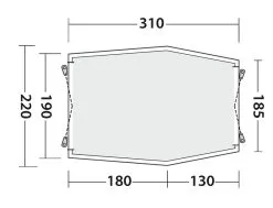 Outwell Sandcrest L Drive Away Awning 2023 -Cheap Awning Store 33079 3