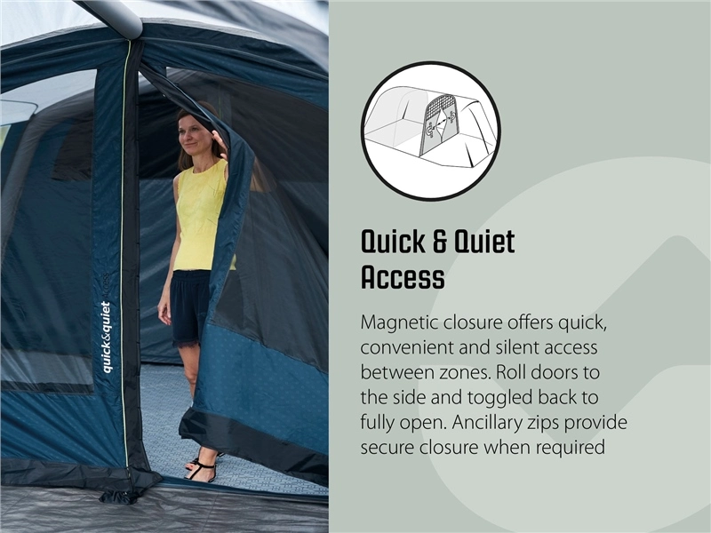 Outwell Queensdale 8PA Air Tent 2023 33 Outwell Queensdale 8PA Air Tent 2023 - Image 33
