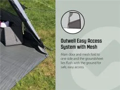 Outwell Montana 6PE Tent 2023 -Cheap Awning Store 33101 30