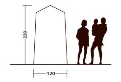 Outwell Seahaven Single Comfort Station Toilet Tent -Cheap Awning Store 33103 3