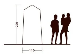 Outwell Seahaven Double Comfort Station Toilet Tent -Cheap Awning Store 33104 3