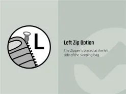 Outwell Contour Lux Deep Blue Sleeping Bag - Left Hand -Cheap Awning Store 33167 10