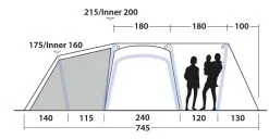 Outwell Airville 6SA Air Tent Package Deal 2023 -Cheap Awning Store 33232 4