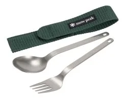 Snow Peak Titanium Fork & Spoon Set 9 Snow Peak Titanium Fork & Spoon Set -Cheap Awning Store 33510 3