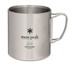 Snow Peak Stainless Steel Vacuum Double Wall 450 Mug