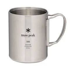 Snow Peak Stainless Steel Vacuum Double Wall 300 Mug