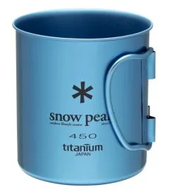 Snow Peak Titanium Single Wall 450 Mug - Blue -Cheap Awning Store 33539 12