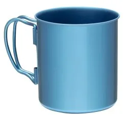 Snow Peak Titanium Single Wall 450 Mug - Blue -Cheap Awning Store 33539 14