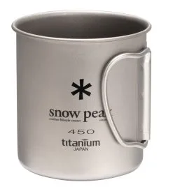 Snow Peak Titanium Single Wall 450 Mug - Blue -Cheap Awning Store 33539 3