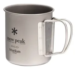 Snow Peak Titanium Single Wall 450 Mug - Blue -Cheap Awning Store 33539 4