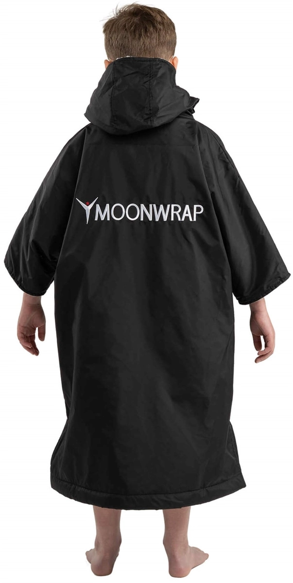 Frostfire Moonwrap Kids Changing Robe - Black - XS - Age 5-8 5 Frostfire Moonwrap Kids Changing Robe - Black - XS - Age 5-8 - Image 5