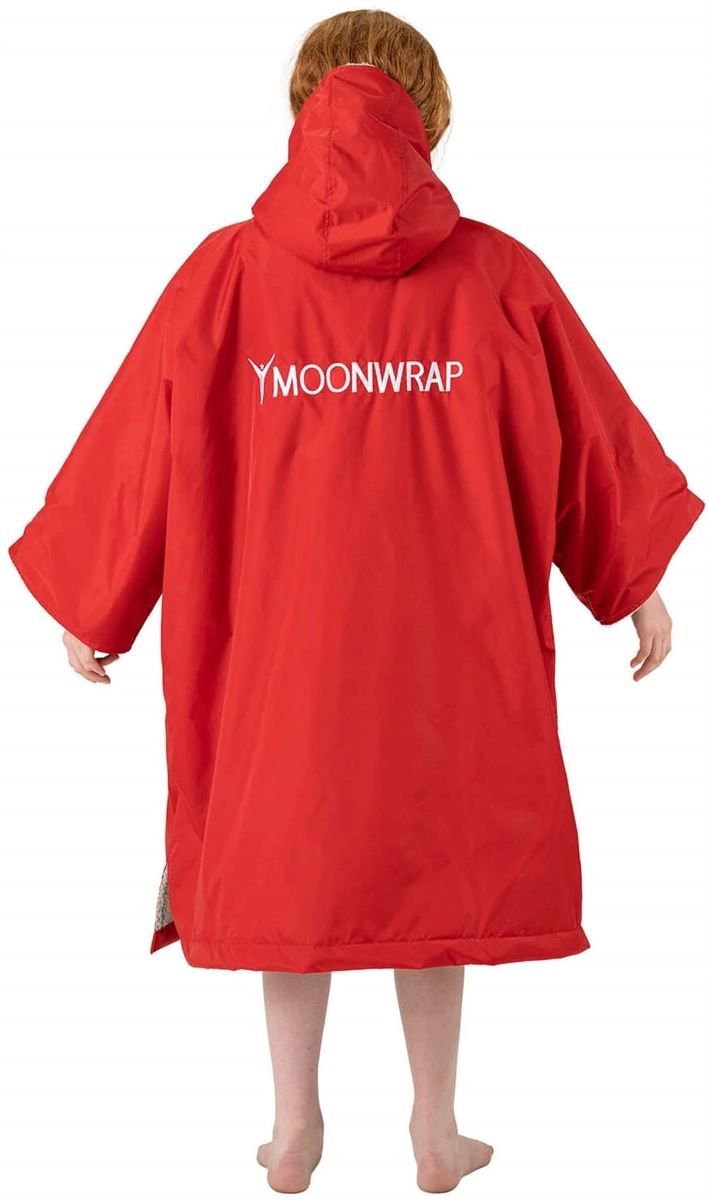 Frostfire Moonwrap Kids Changing Robe - Crimson Red - XS - Age 5-8 5 Frostfire Moonwrap Kids Changing Robe - Crimson Red - XS - Age 5-8 - Image 5