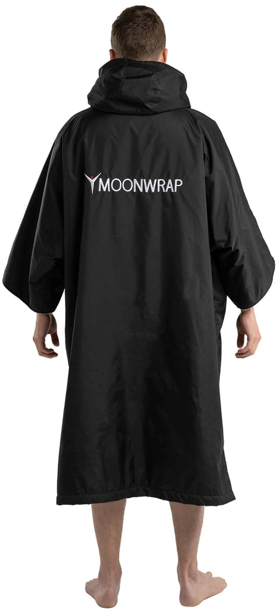 Frostfire Moonwrap Short Sleeve Changing Robe - Black - One Size 8 Frostfire Moonwrap Short Sleeve Changing Robe - Black - One Size - Image 8
