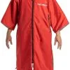 Frostfire Moonwrap Short Sleeve Changing Robe - Crimson Red