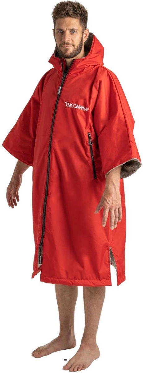 Frostfire Moonwrap Short Sleeve Changing Robe - Crimson Red 5 Frostfire Moonwrap Short Sleeve Changing Robe - Crimson Red - Image 5