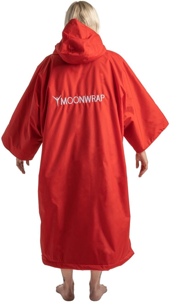 Frostfire Moonwrap Short Sleeve Changing Robe - Crimson Red 7 Frostfire Moonwrap Short Sleeve Changing Robe - Crimson Red - Image 7